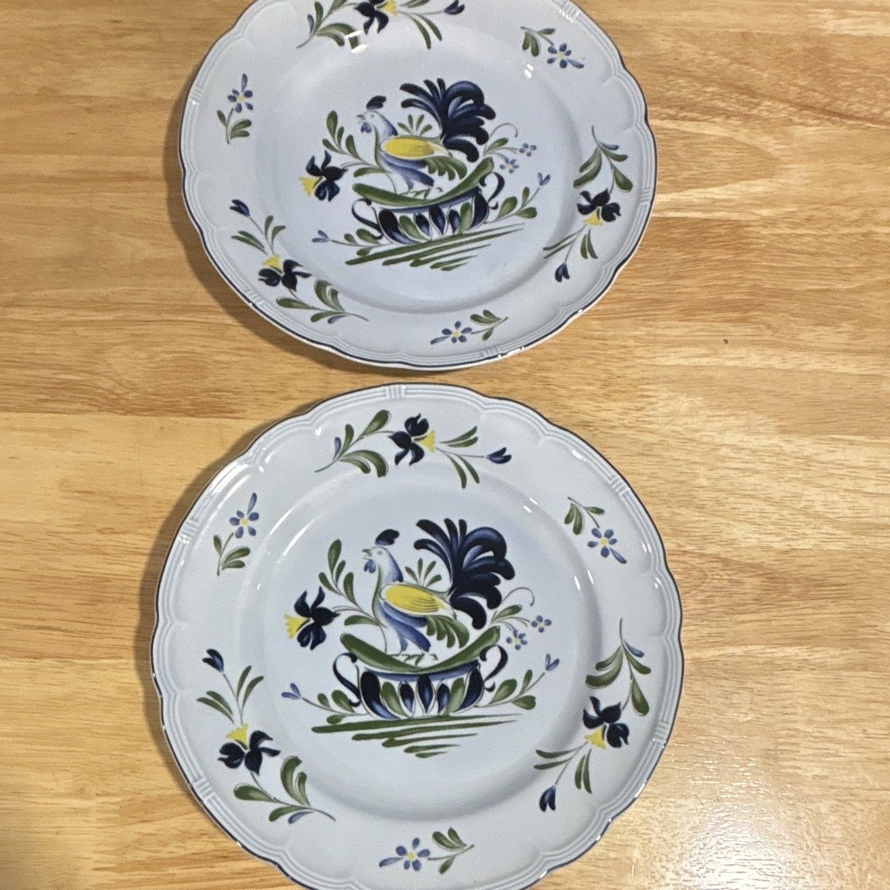 Nikko French Country Normandie Dinner Plates Set of 2 10in Porcelain Floral